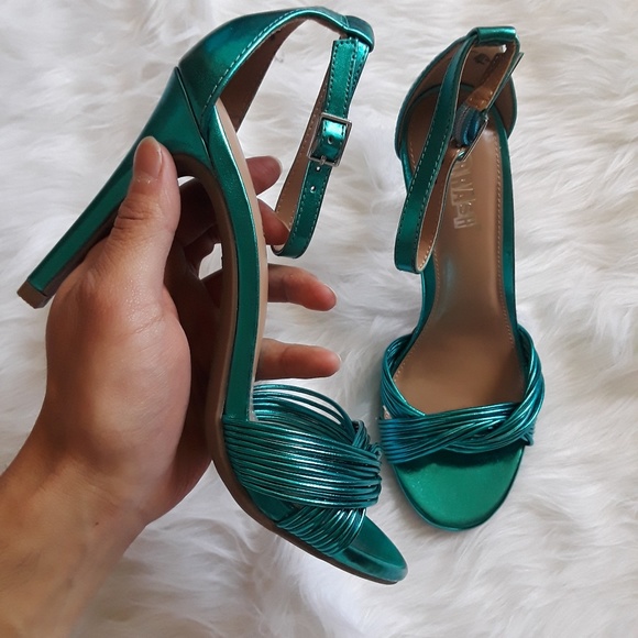 Brash Shoes - Womens Blue Heels Brand New